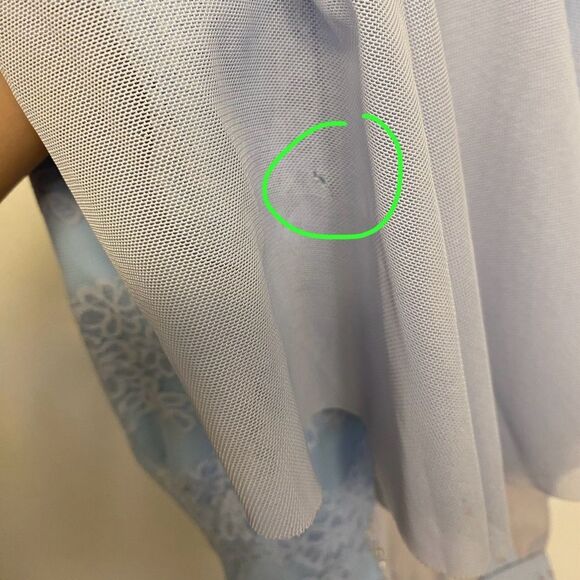 Weissman Light Blue Lace Dance Costume - Picture 9 of 12